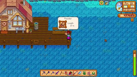 After the ceremony, you and Penny will be transported back to the farm. . Flounder stardew
